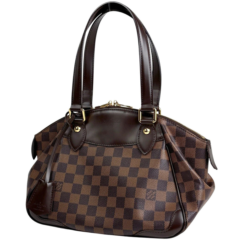 Louis Vuitton Verona Shoulder Bag Handbag Damier Brown